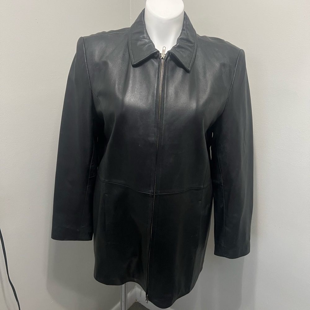 Centigrade Black Leather Women's Jacket